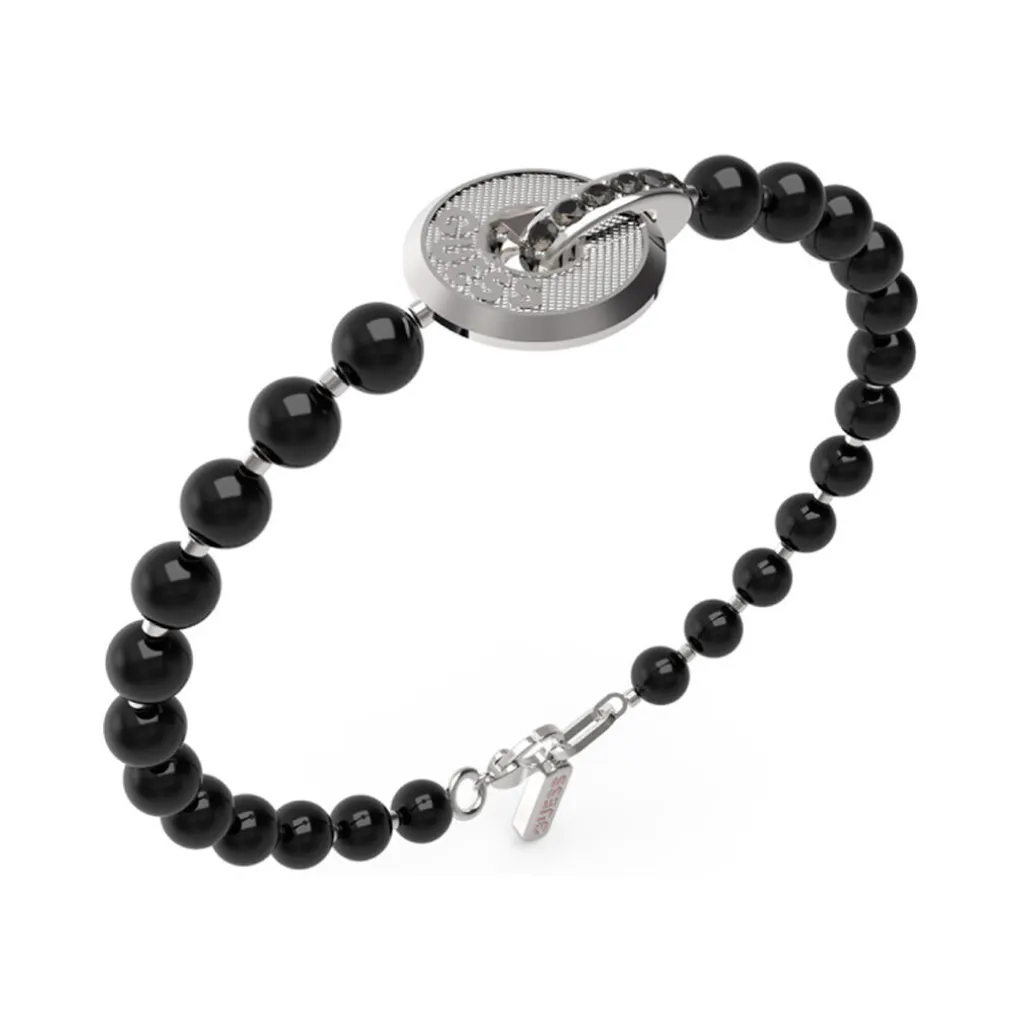 Bracelet Guess Homme Acier Inoxydable JUMB04060JWSTBKS Anti-Rayures