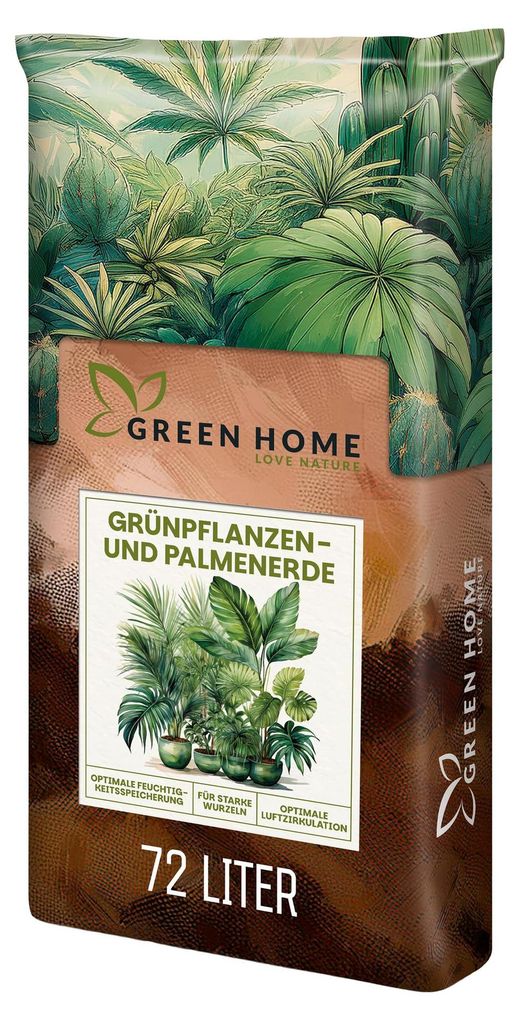 Green Home Grünpflanzen- & Palmenerde 72 L – für Palmen, Produktbild 