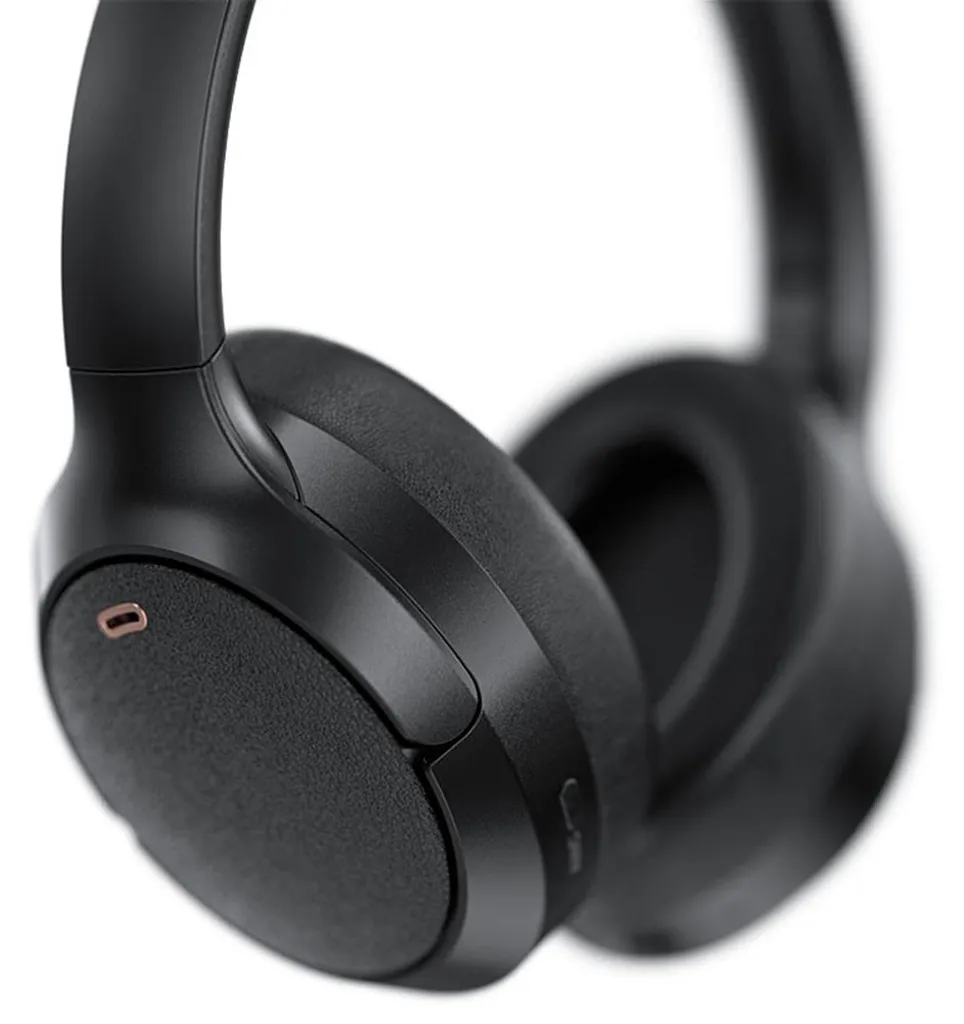Casque audio Bluetooth 5.3 avec réduction de bruit active H6 blanc