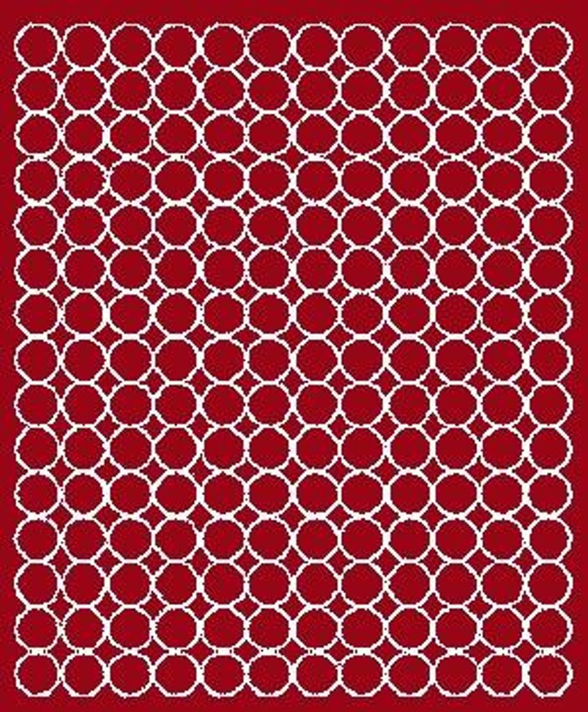 Runde Aufkleber, 1,5 cm Durchmesser, 180 Stück, dunkelrot glänzend