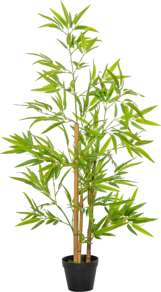 Fortuna Lai Bambou Artificiel 120 cm - Plante Artificielle Décorative