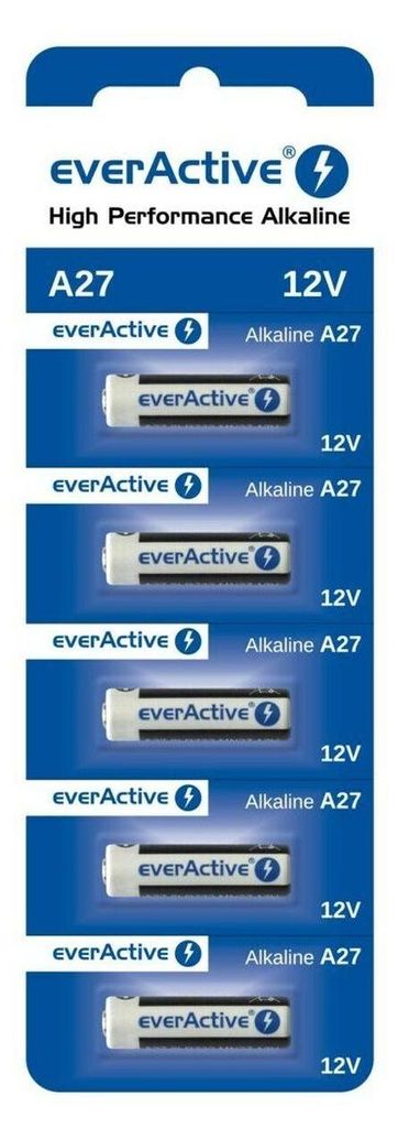 EverActive 27A 12 V Batterien (5 Stück) Produktbild 