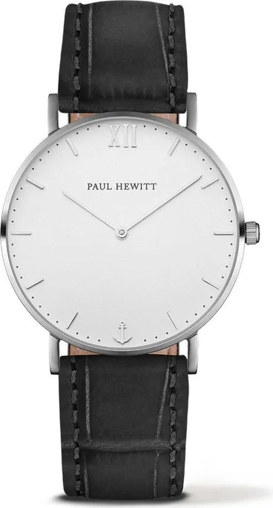 Orologio Paul Hewitt PH-SA-S-ST-W-15S Originale | Vetro Zaffiro e Pelle