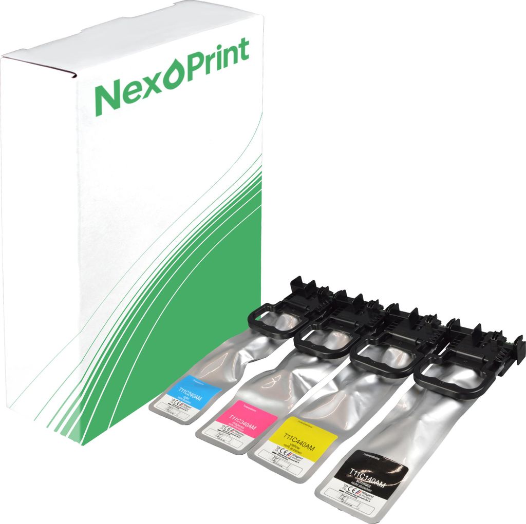 Druckerpatrone kompatibel zu Epson C13T11C140-440 mehrfarbig WorkForce WF-2930, Epson WF-2950, Epson WF-2960, Epson WF-2965