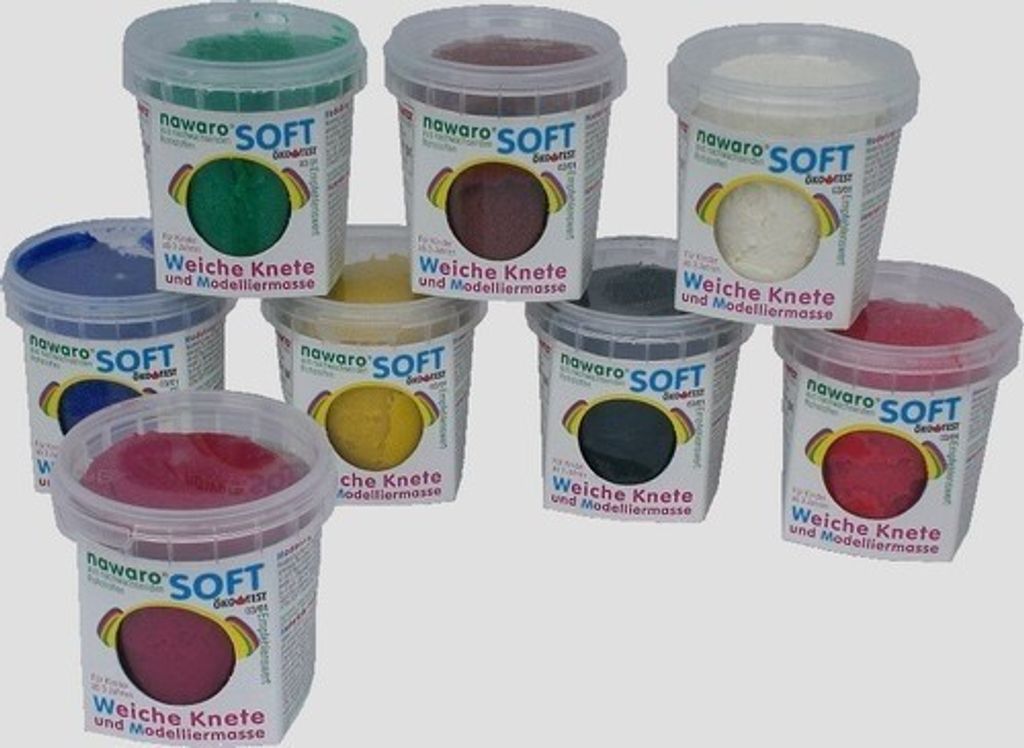 ökoNorm SOFT-Knete nawaro, Becher 150g : braun Farbe: braun