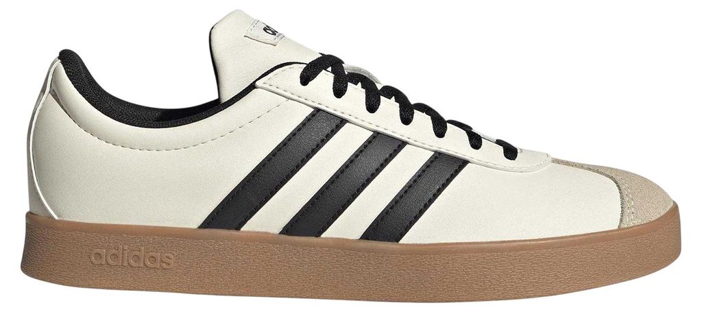 Adidas - 3 Streifen Sneaker für Damen, Synthetischer Stoff GT15709 (37 EU) (Naturweiß/Gummi Rosa)