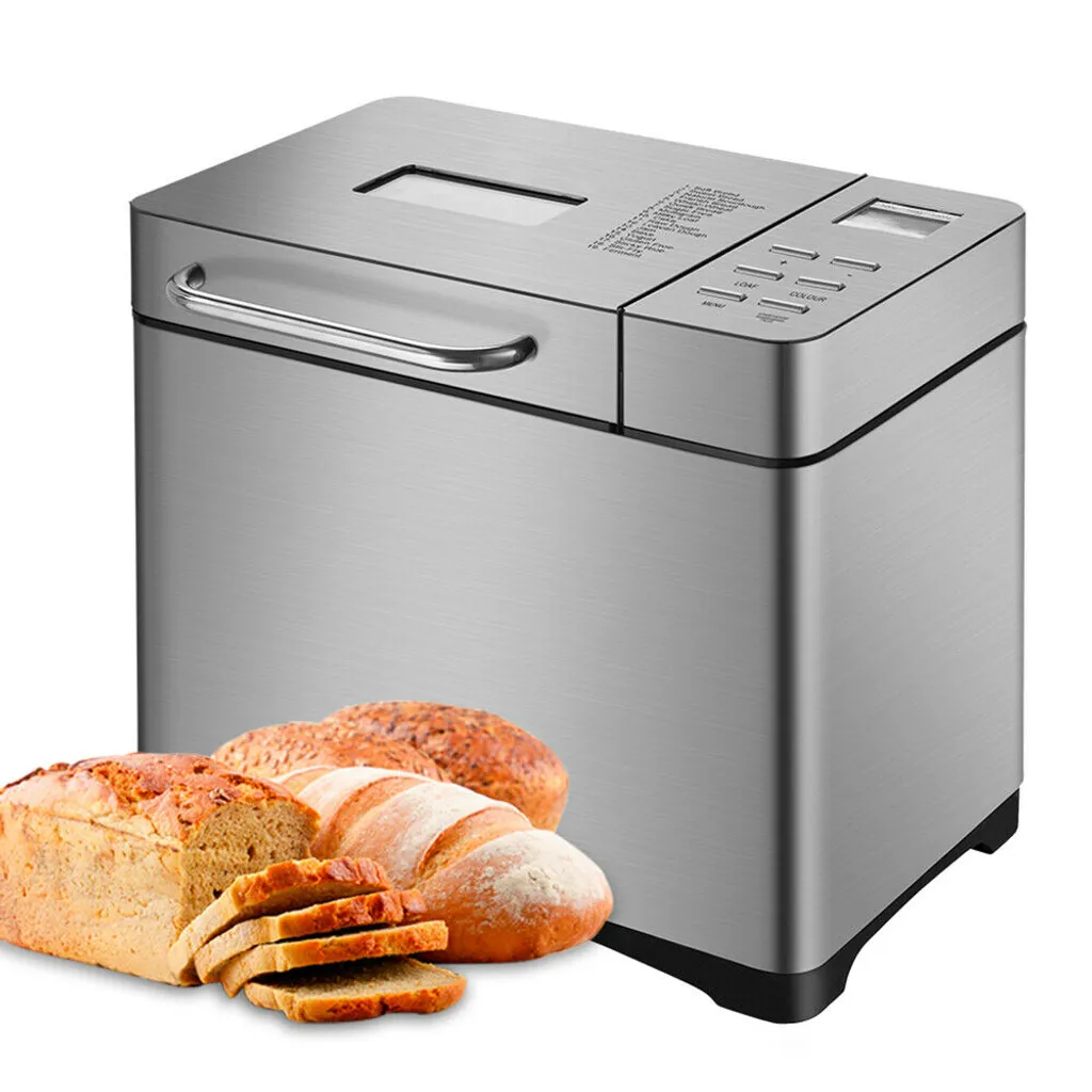 Machine à pain inox 19 programmes automatique 650W minuterie programmable - 2