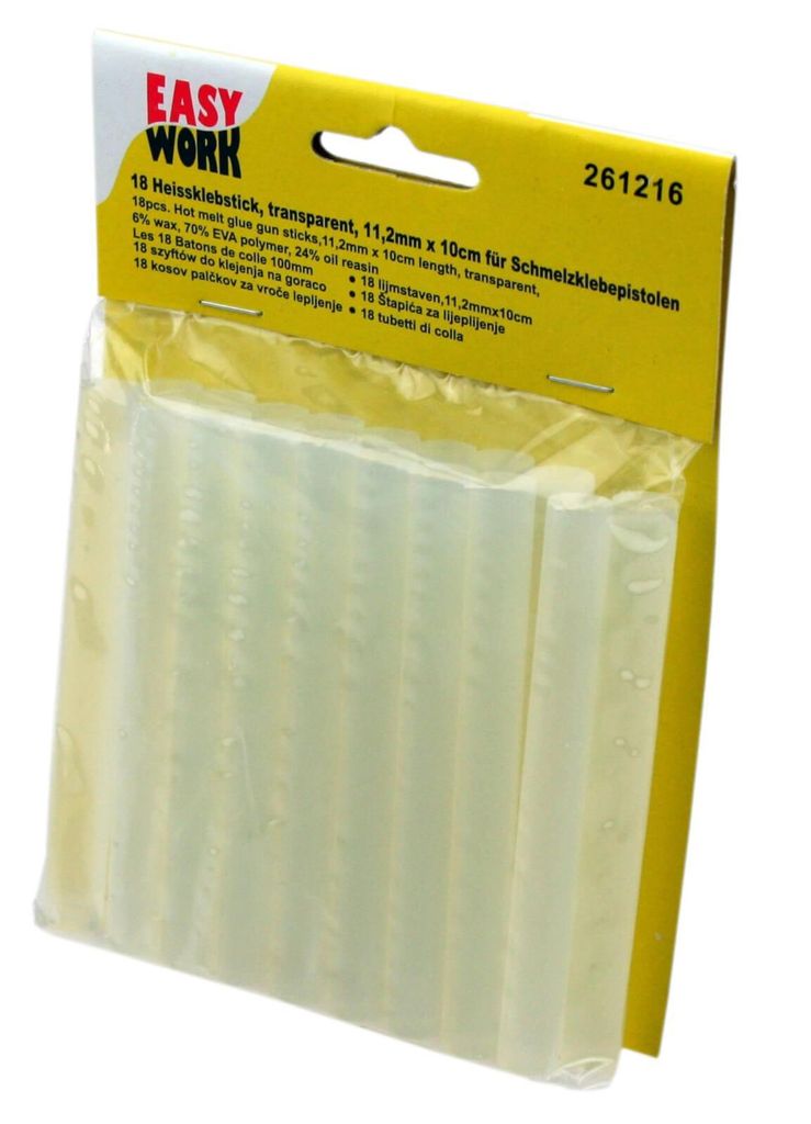 EasyWork 18 Heißklebesticks 11,2mm x 100mm Klebesticks Produktbild 