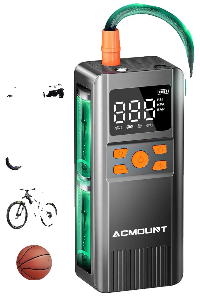 Gonfleur de pneus numérique : évitez les pannes avec arrêt automatique
