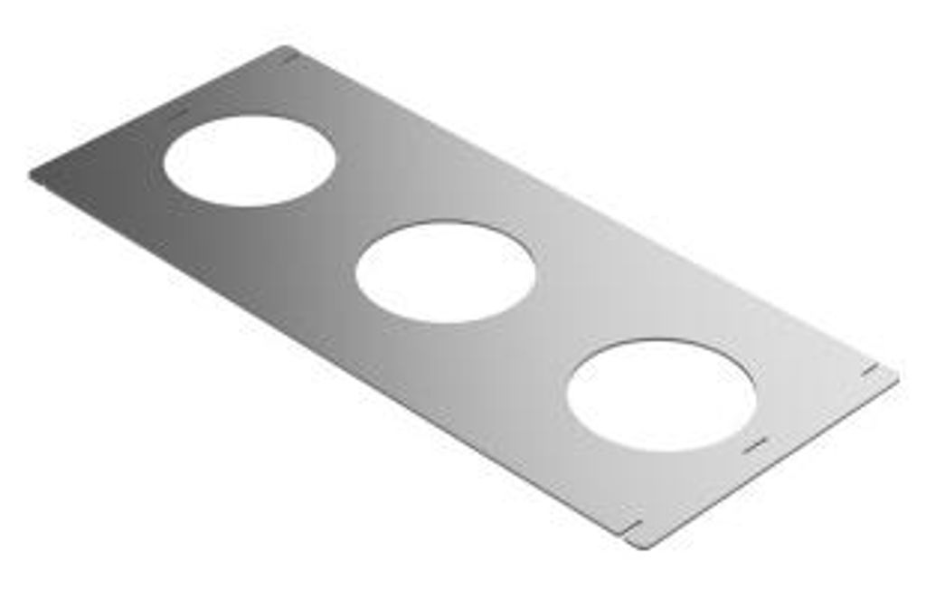 Flex-Plate Flowers Insert - Edelstahl, 46x19,5 cm Material: Edelstahl Größe: 46x19,5 cm