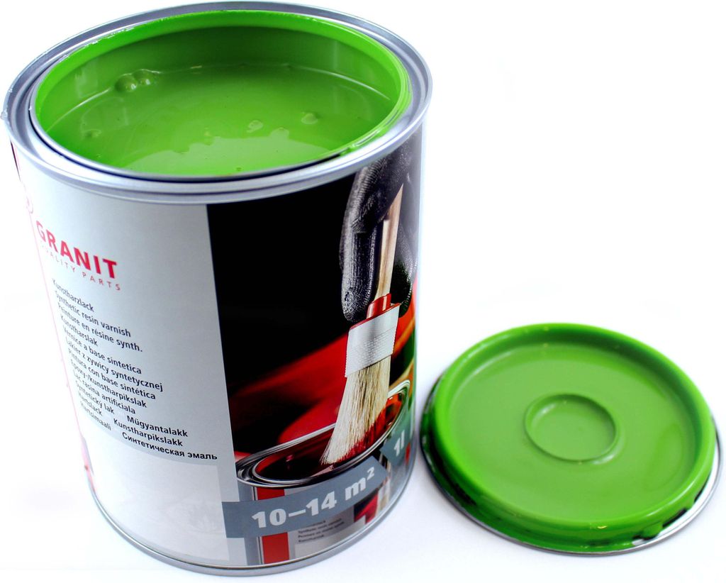 Lack Gelbgrün RAL 6018 NOPOLUX WILCKENS GRANIT 1 l Dose