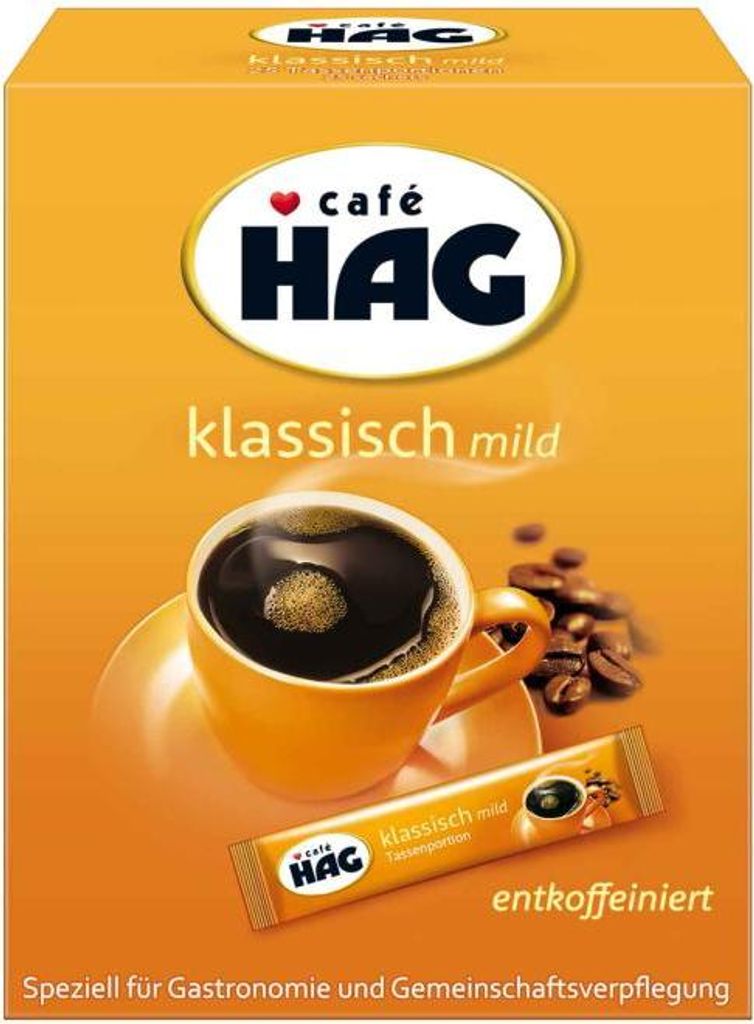 Kaffee Hag Tassenportionen (25x1,8g Packung) Produktbild 