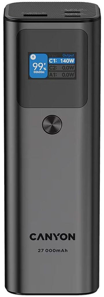 Canyon PB-2010, 27000 mAh, Power Delivery 3.1, Quick Charge Productafbeelding 