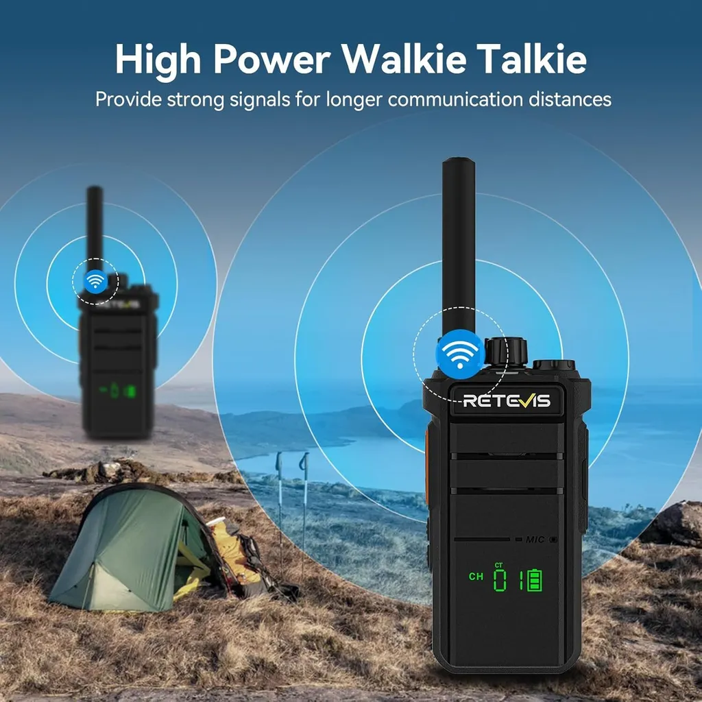 Radio Bidirectionnelle Professionnelle Rechargeable Retevis RB626H