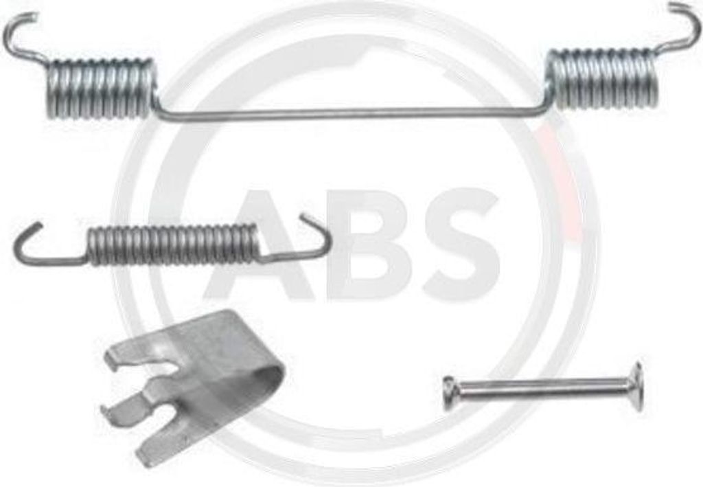A.B.S. 0836Q Zubehörsatz, Bremsbacken OE 95708360 kompatibel mit Boxer, Punto, Ducato, Jumper