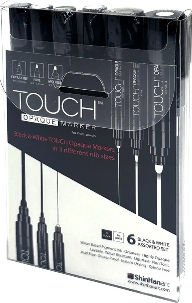 Fissaggio TOUCH Opaco 6k Nero e Bianco | Rinnova il tuo Arredo