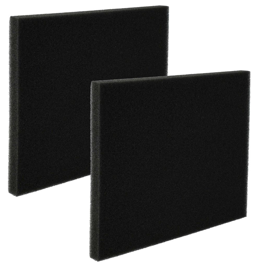 vhbw 2x Staubsaugerfilter kompatibel mit Philips FC9923, FC9922, FC9925, FC9924, FC9927, FC9926, FC9928 Staubsauger - Schaumstofffilter Schwarz