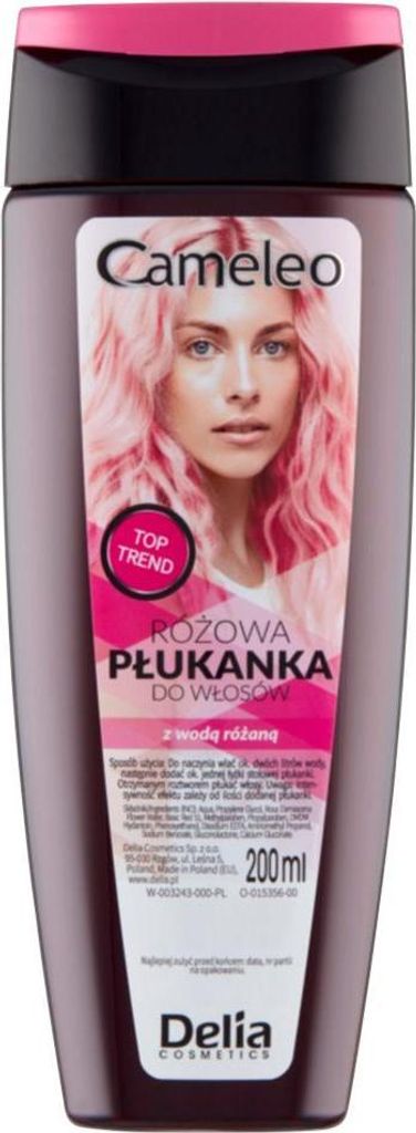 Cameleo Pink Hair Toner with Rose Water No Yellow Shades Produktbild 