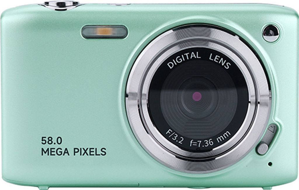 ZELURXX HD Digitalkamera, 2,88 Zoll, 16x zoom, Autofokus, 64G TF karte, Einsteiger, Tragbar, Mit Kartenleser, Geeignet für Studenten, Anfänger, G...