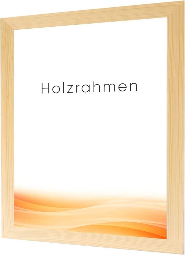 RAWWEST.BIS Holz Bilderrahmen 70x100 cm Plexiglas Poster Foto Wandrahmen
