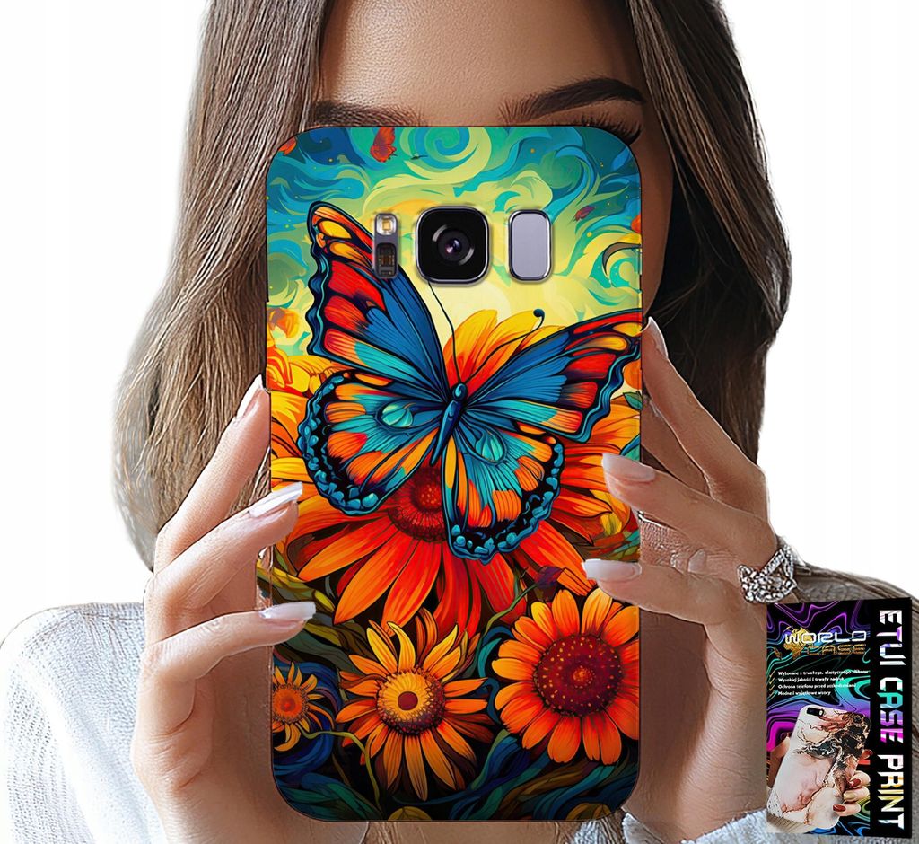Fall Für Samsung Galaxy S8 - Schmetterlinge Schmetterlinge Blumen Rosen Fall