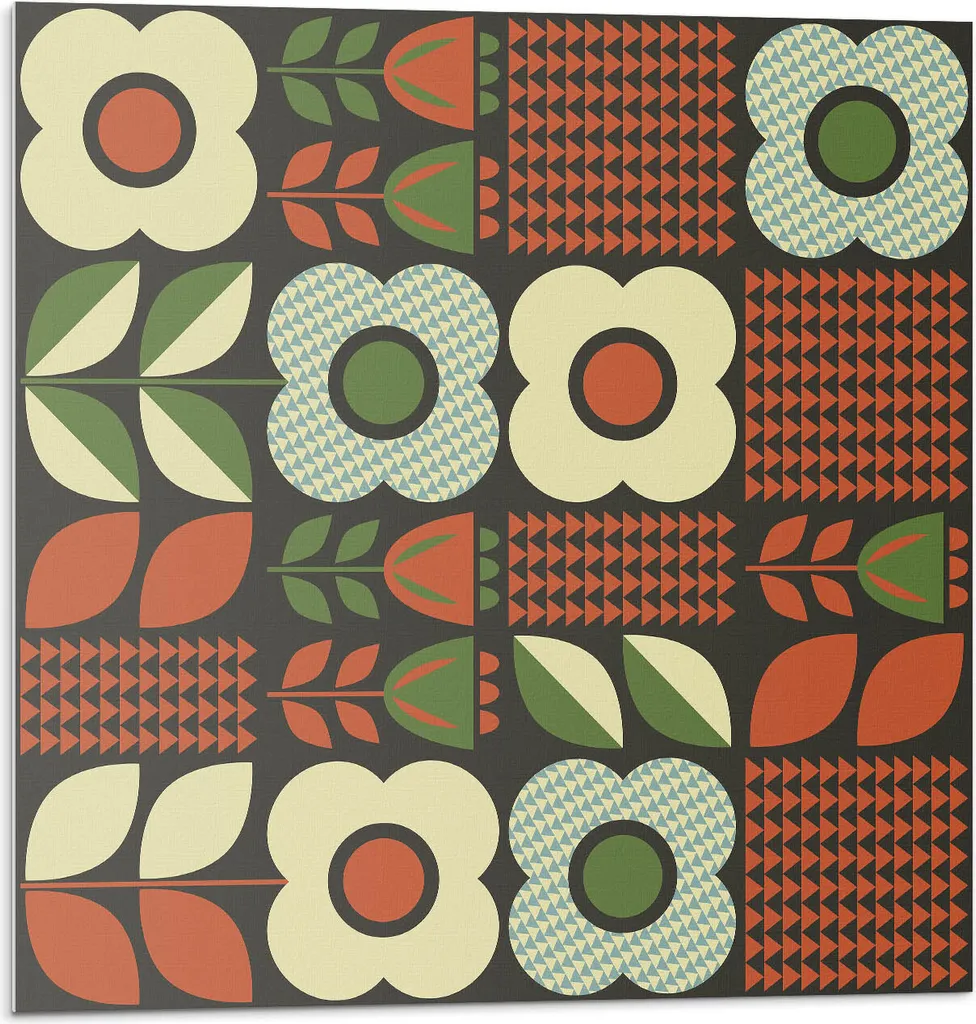 Decora con Stile: Piastrelle Adesive Floreali 3D 30x30cm in PVC - 9pz