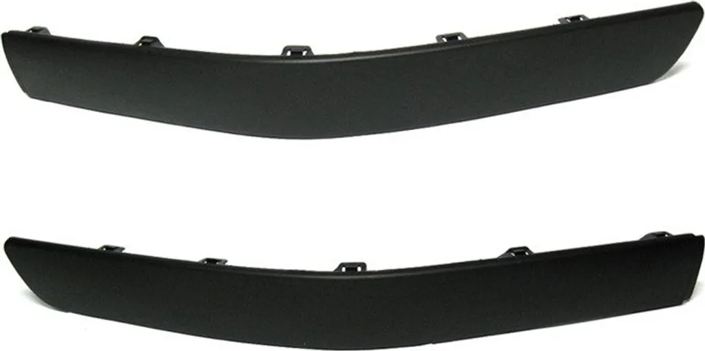 Moulures de pare-chocs Audi 80 B4 en ABS Noir - Kit Gauche et Droite