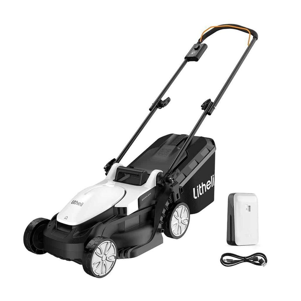 Litheli U20 Rasenmaeher 20V/4.0Ah, Farbe:Schwarz-Weiß Produktbild 