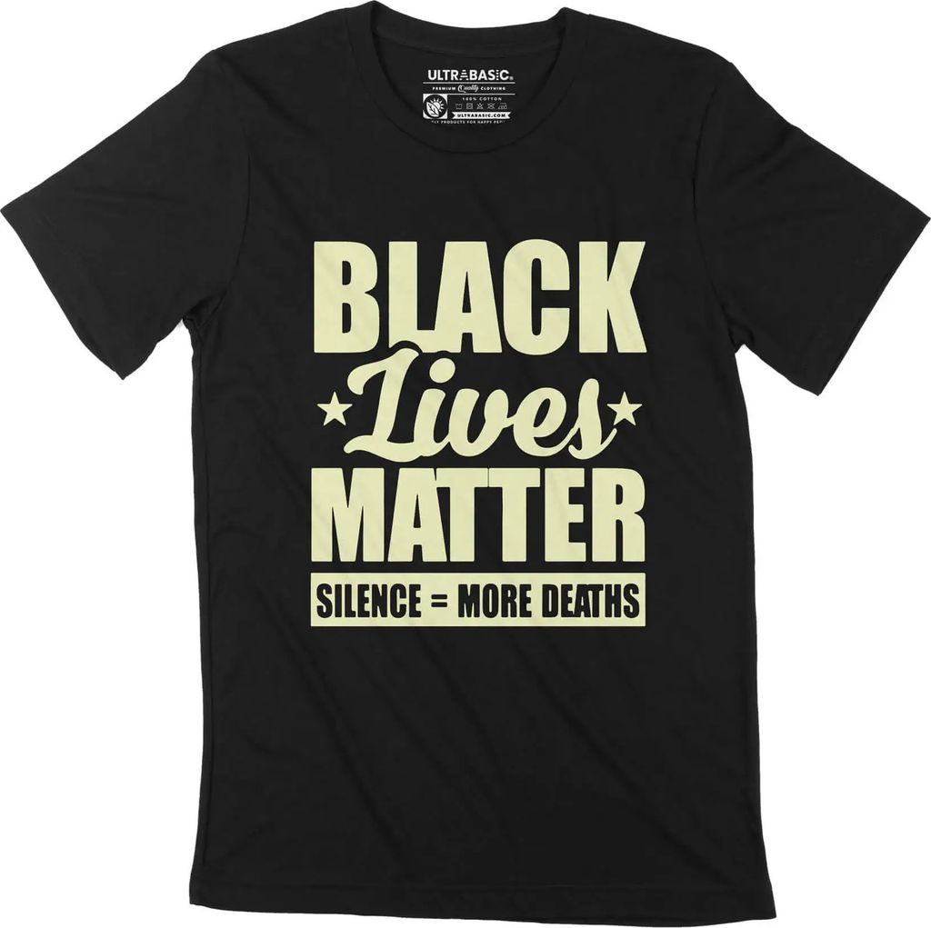Herren Grafik T-Shirt Mehr Tote zum Schweigen bringen Black lives matter – Silence More Deaths Black Lives Matter – Öko-Verantwortlich Vintage