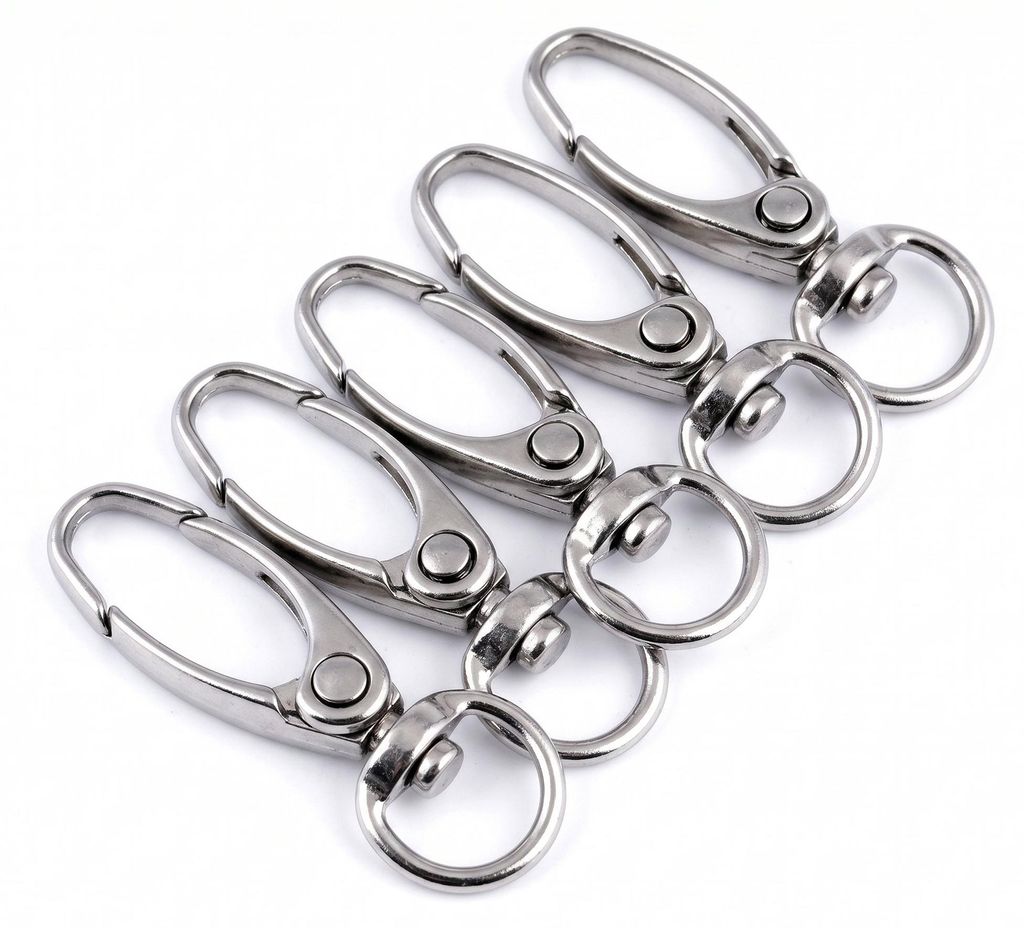 5 Karabiner Karabinerhaken Taschenkarabiner Größen Farbwahl Gurtband Hundeleinen