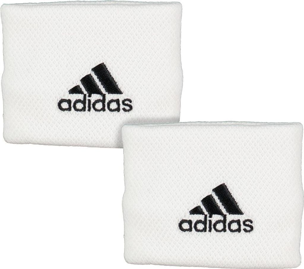 Adidas Padel Logo Handgelenkband 2 Einheiten Weiß Herren,Damen Weiß One Size