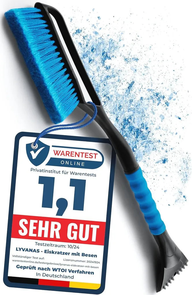 Raschiaghiaccio Lyvanas Professionale | Velocità e Robustezza Estrema