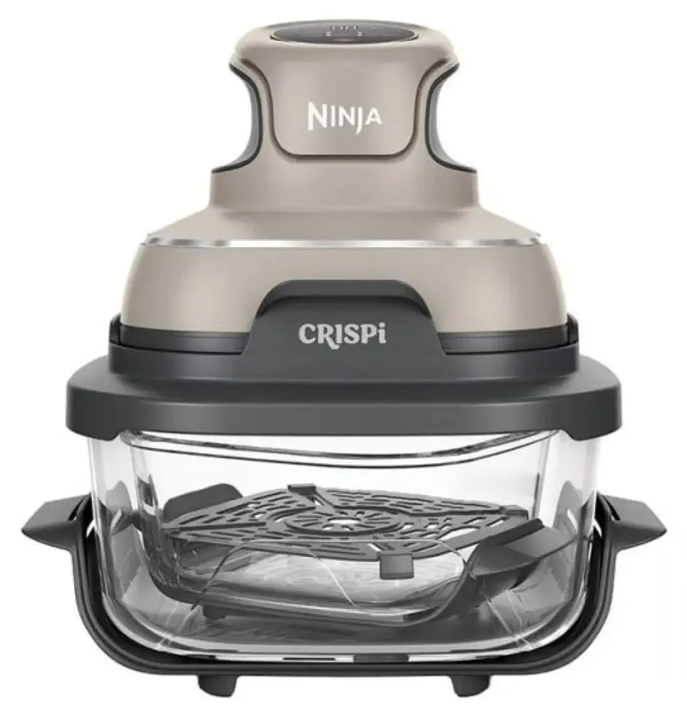 Ninja Crispi Friteuse sans Huile 1700W 1,4L+3,8L 4 Modes Finition Stone