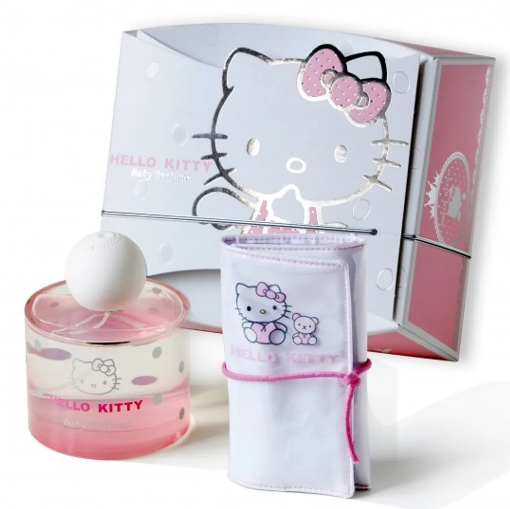 Set Regalo Hello Kitty: Profumo Bimba 100ml + Mappe del Tesoro