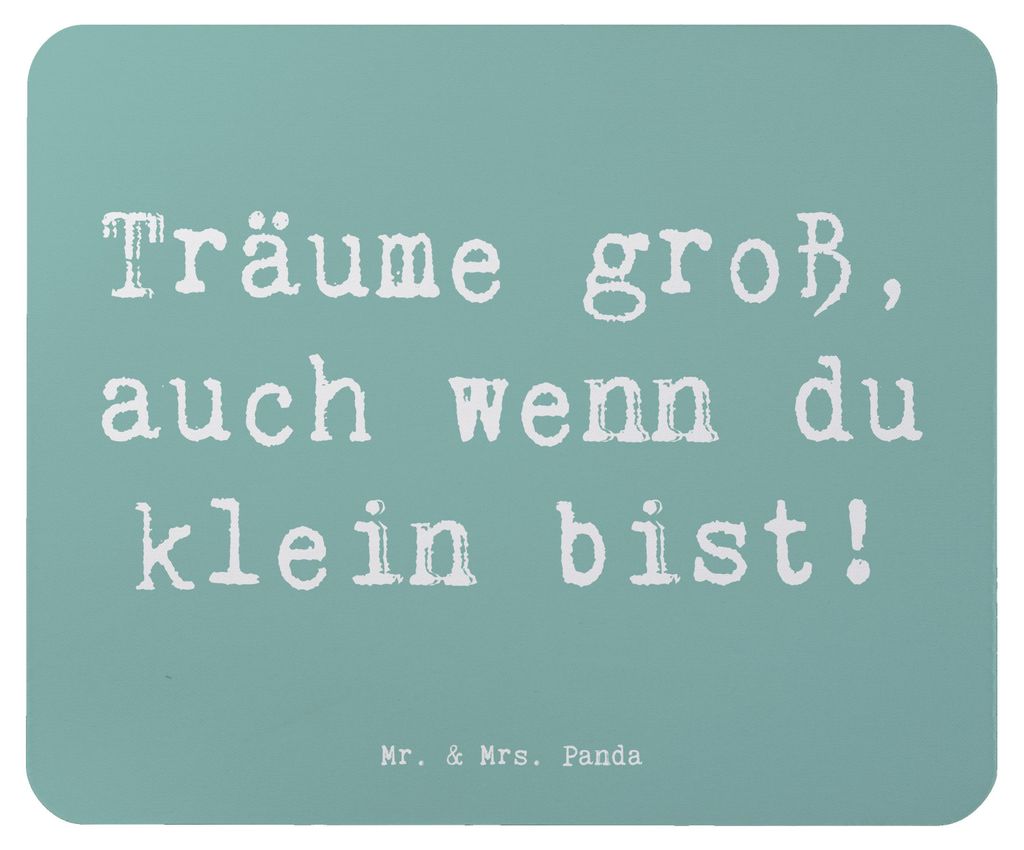 Mr. & Mrs. Panda Mousepad Spruch Alleine schlafen lernen - Produktbild 