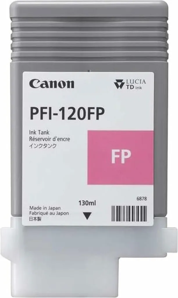 Canon PFI-120FP Rosa Fluorescente Originale 3499C001 | 130ml per GP-200