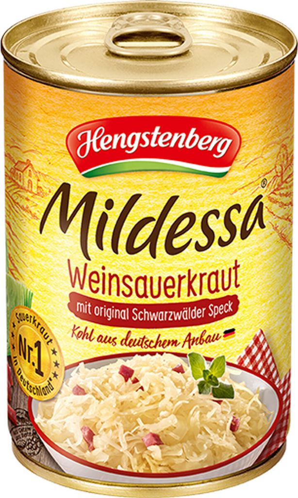 Crauti al vino Hengstenberg Mildessa con pancetta della Immagine del prodotto 