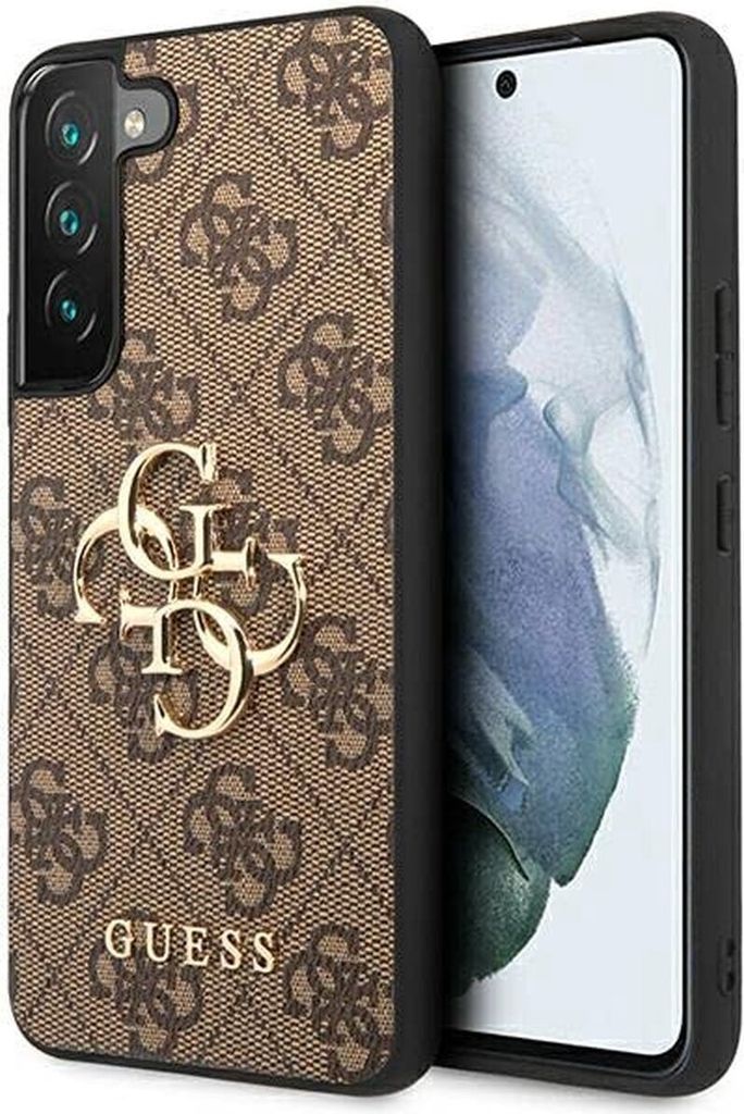 Guess GUHCS23S4GMGBR Samsung Galaxy S23 hnědé pevné pouzdro Obrázek produktu 