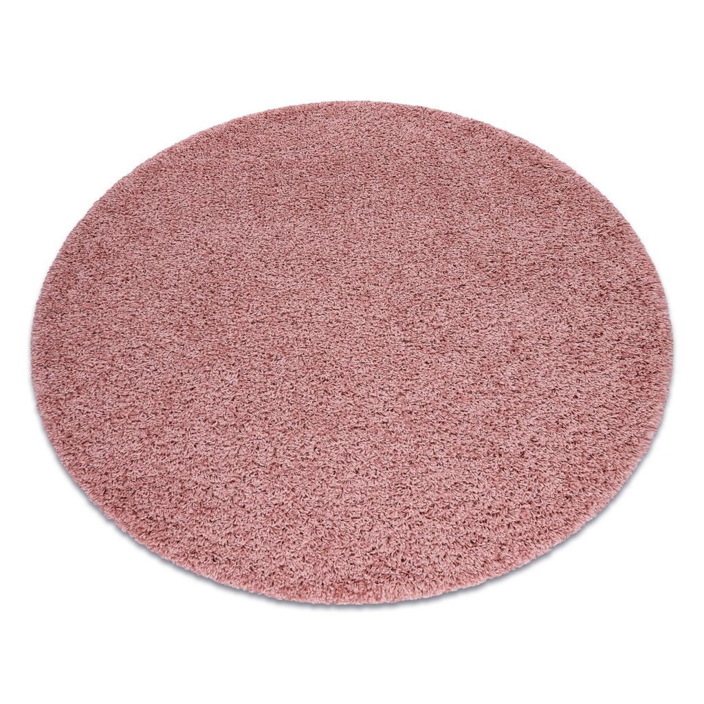 Tappeto SOFFI cerchio shaggy 5cm rosa rosa ruota 120 cm Immagine del prodotto 