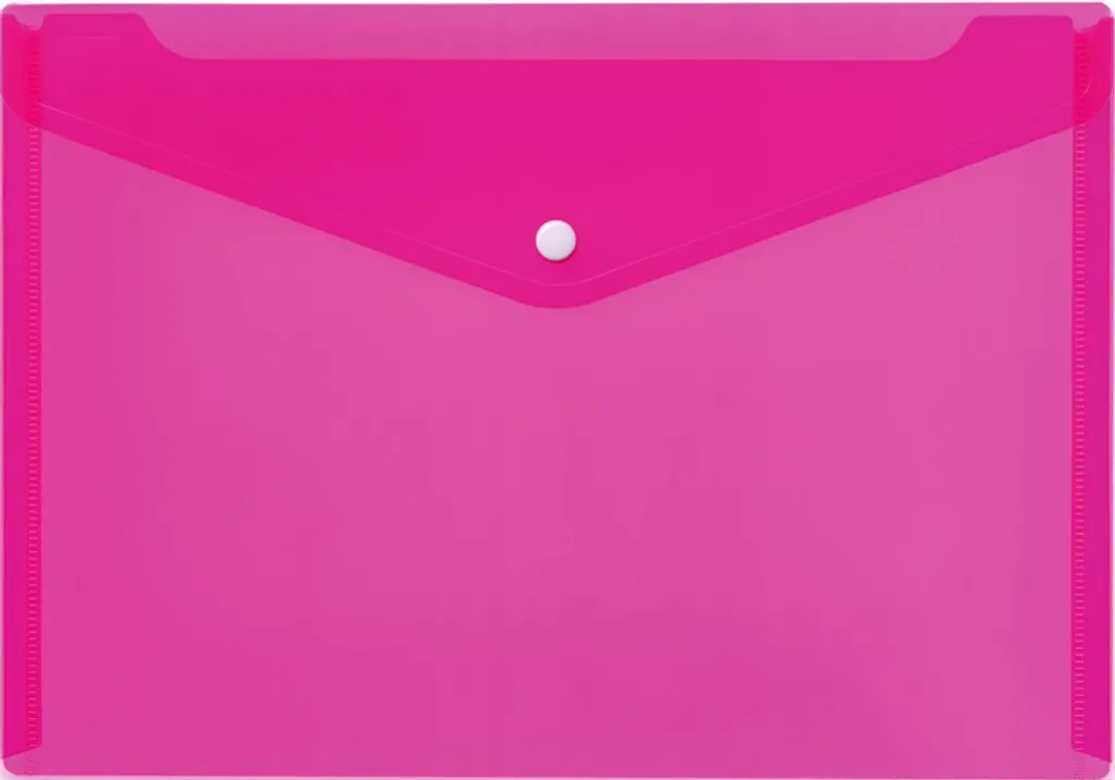 Chemise de rangement A4 HERMA en plastique rose pour dossiers scolaires