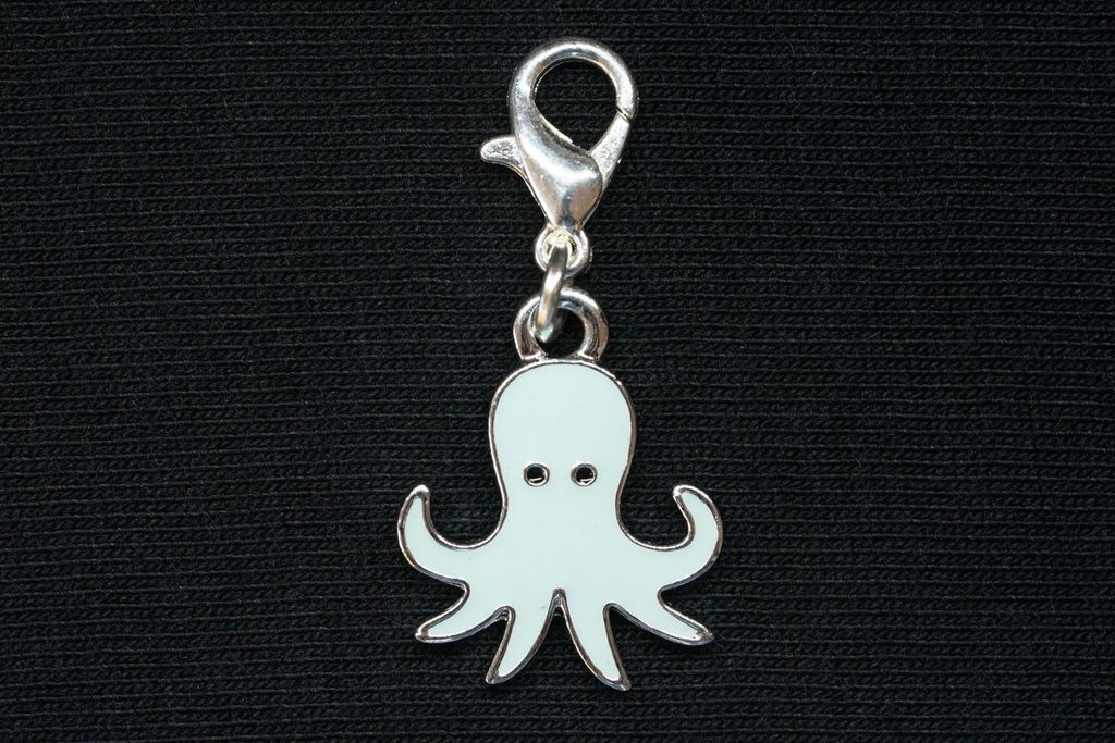 Krake Charm Miniblings Anhänger Oktopus Tintenfisch Ozean Produktbild 