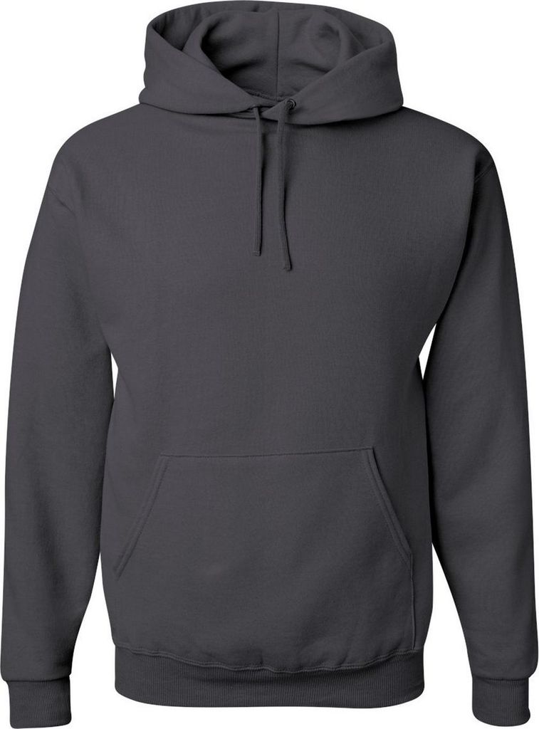 Jerzees - Kapuzenpullover für Herren/Damen Uni, Nublend BC7223 (L) (Anthrazit)
