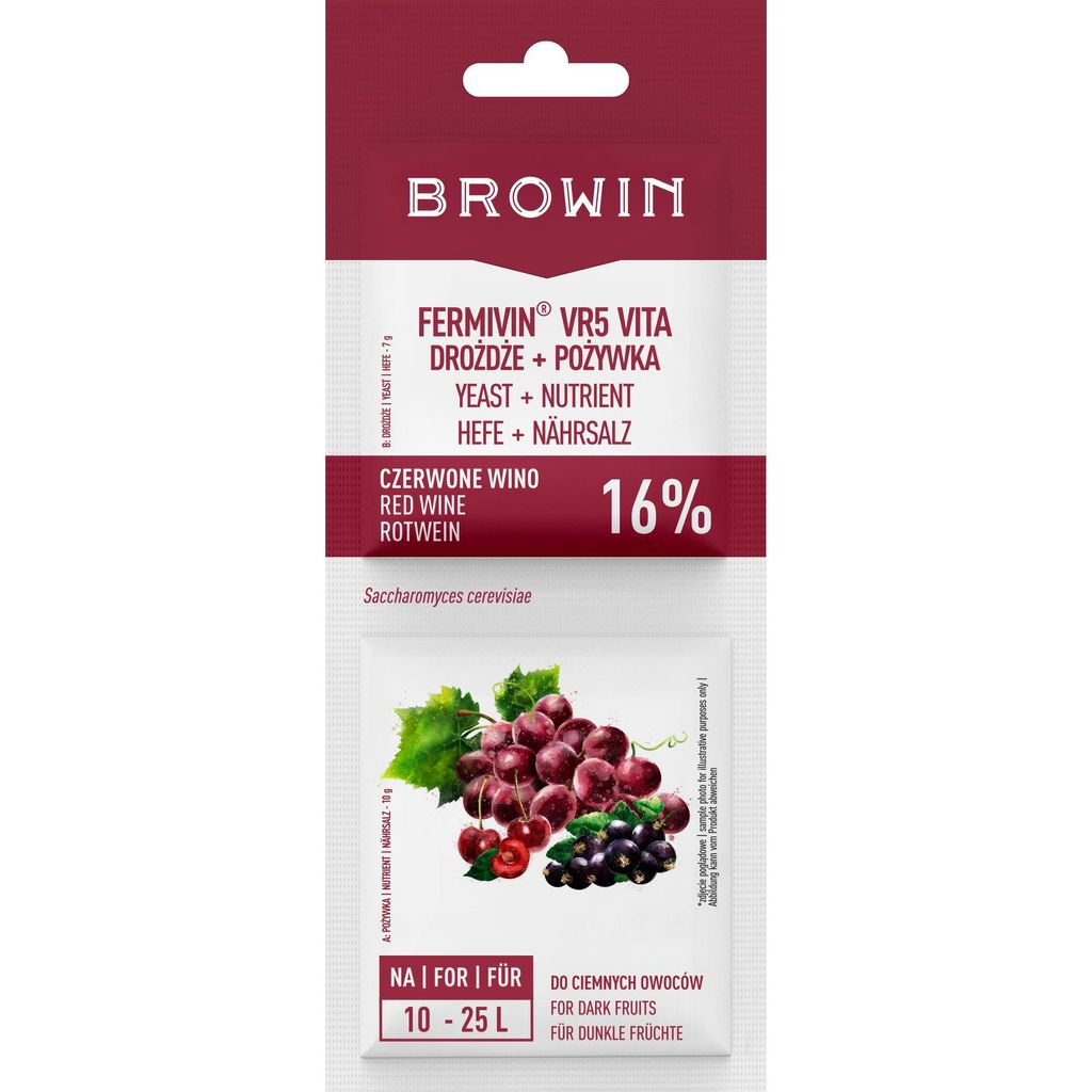 Browin Hefe + Nährsalz - Rotweine Produktbild 