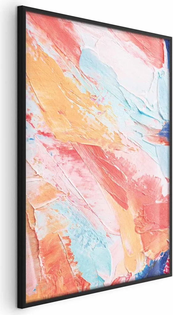 Poster 40x60 Armonia Colorata Cornice Nera - Stile per la tua Casa