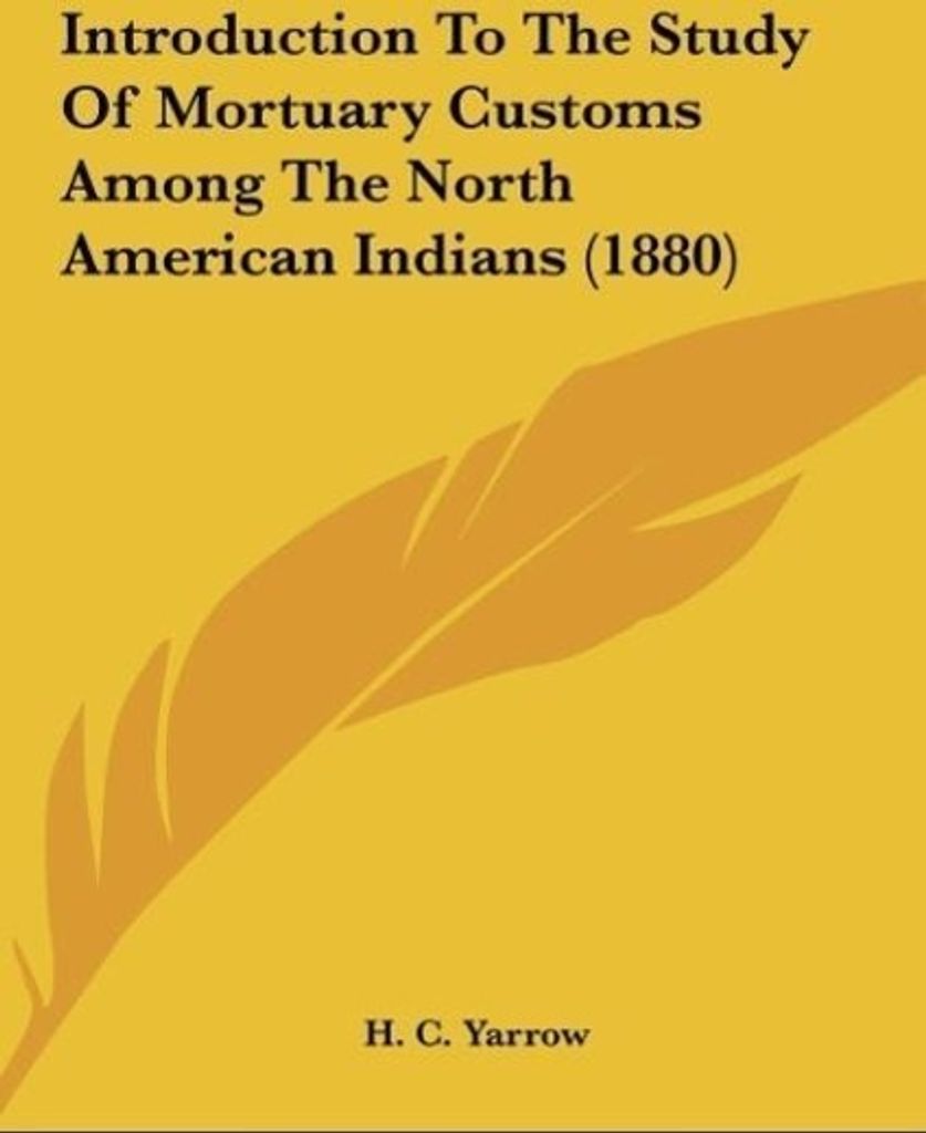 Introduction To The Study Of Mortuary Customs Among The North American Indians (1880)