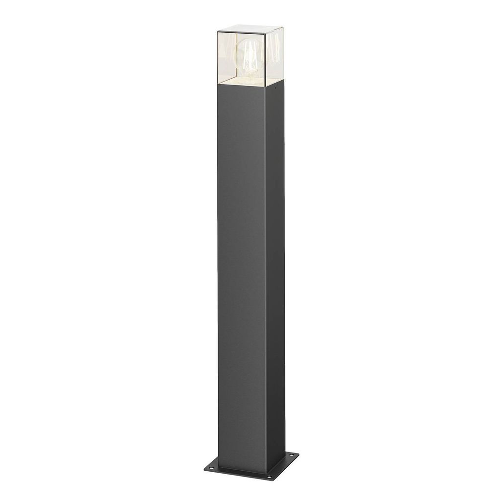Lucande Wegeleuchte Keke, Höhe 70 cm, anthrazit, Aluminium