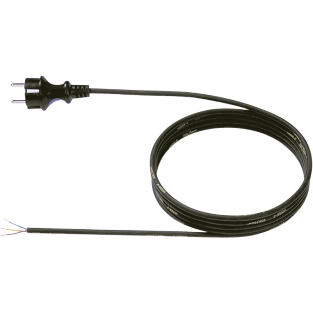 Câble pour petit électroménager 3m BACHMANN H05RR-F 3G0.75 néoprène