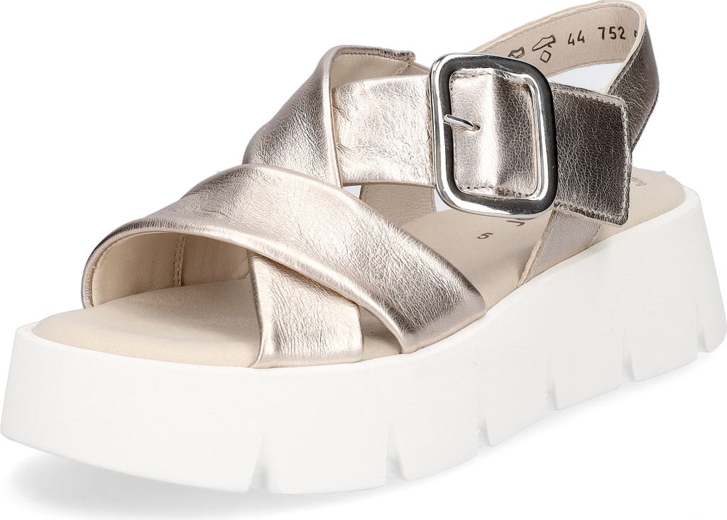 Gabor Sandalette 44.752, Glattleder, Beige, Damen