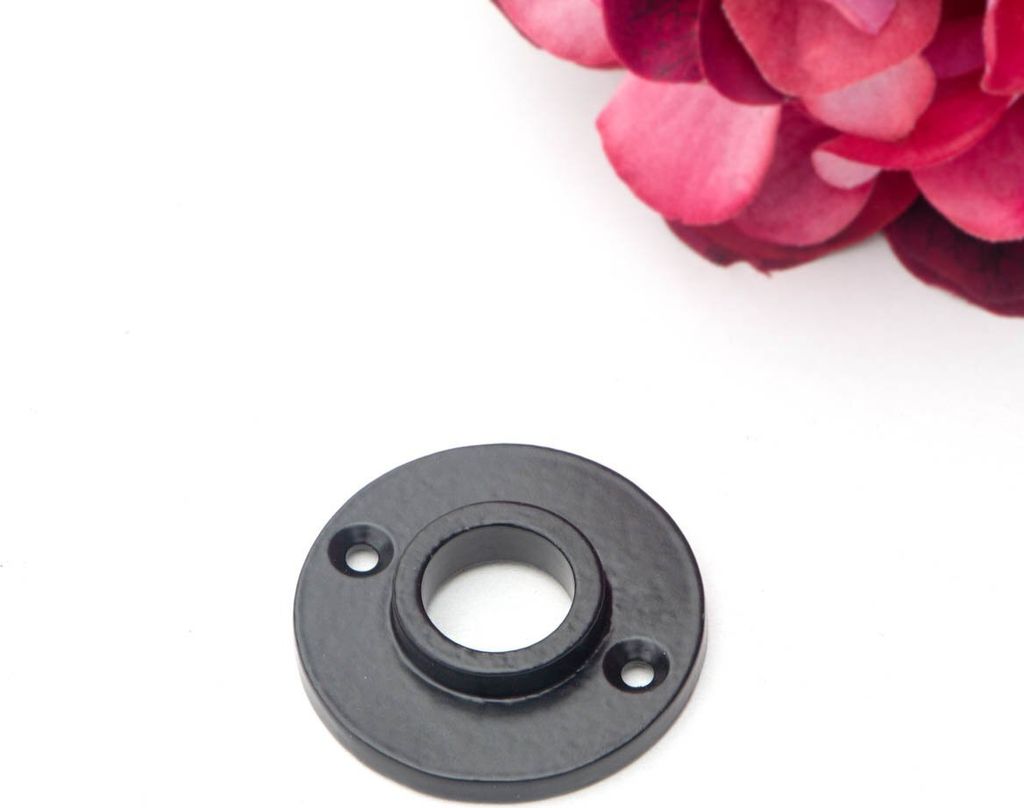 Rosette für Türklinke(einzeln) - zeitloses Design | Eisen schwarz