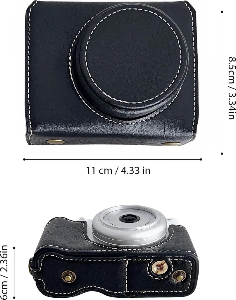 Housse de protection Sony ZV1-F ZV1M2 en cuir PU avec bandoulière